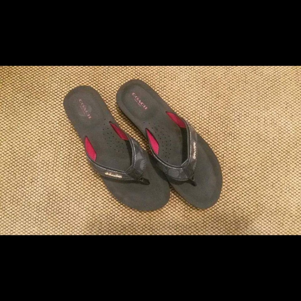 NWOT: Coach “Judy” Flip Flops